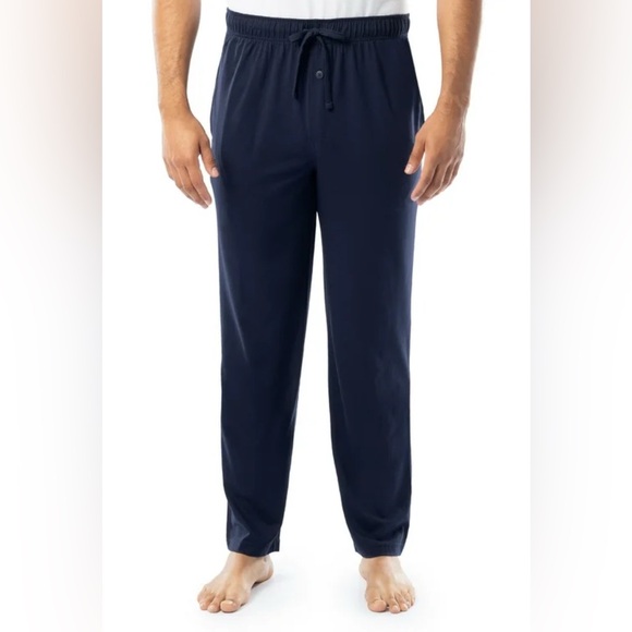 Fruit of the Loom Men's and Big Men's Jersey Knit Pajama Pants, Sizes S - Picture 1 of 8